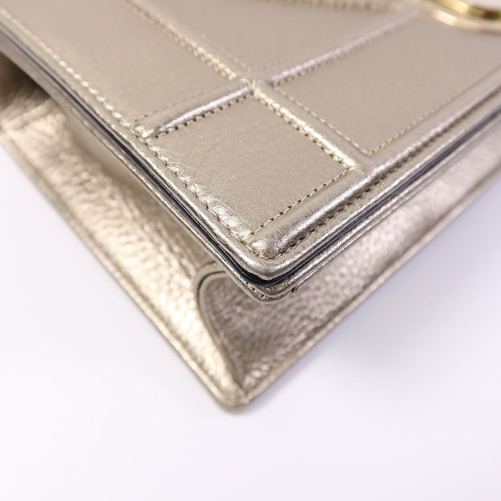 Dior Diorama · Metallic Calfskin