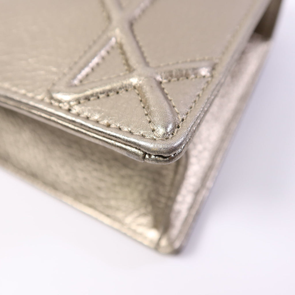 Dior Diorama · Metallic Calfskin