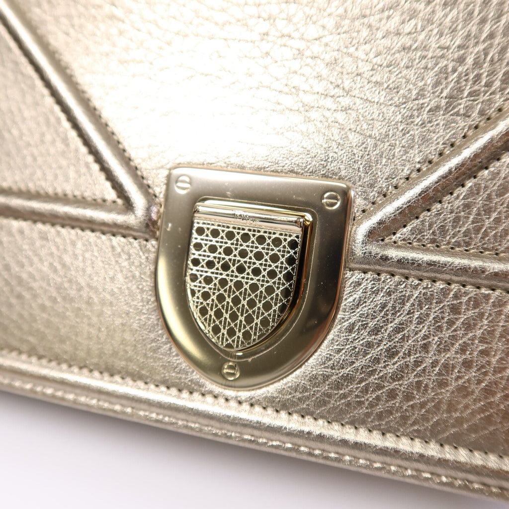 Dior Diorama · Metallic Calfskin