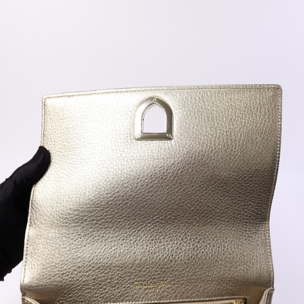 Dior Diorama · Metallic Calfskin