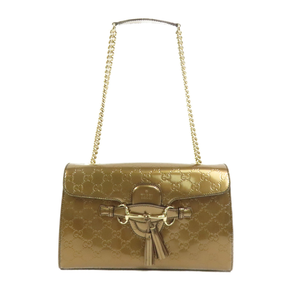 Gucci Emily · Patent Leather · Shoulder Bag