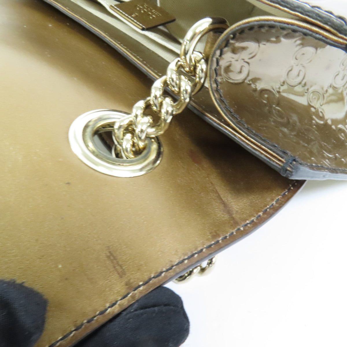 Gucci Emily · Patent Leather · Shoulder Bag