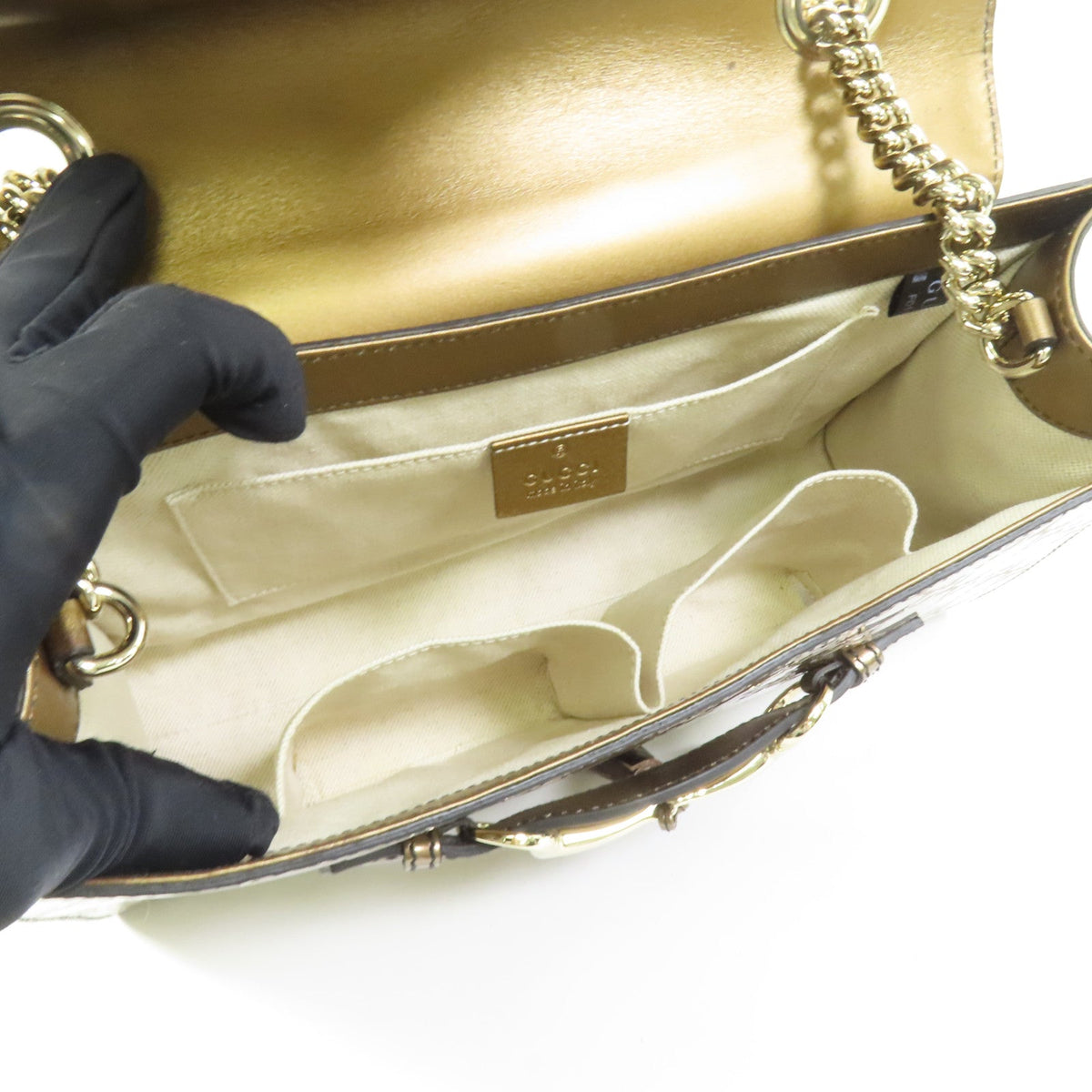 Gucci Emily · Patent Leather · Shoulder Bag