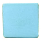 Hermès Clic 12 Wallet · Chèvre Celeste