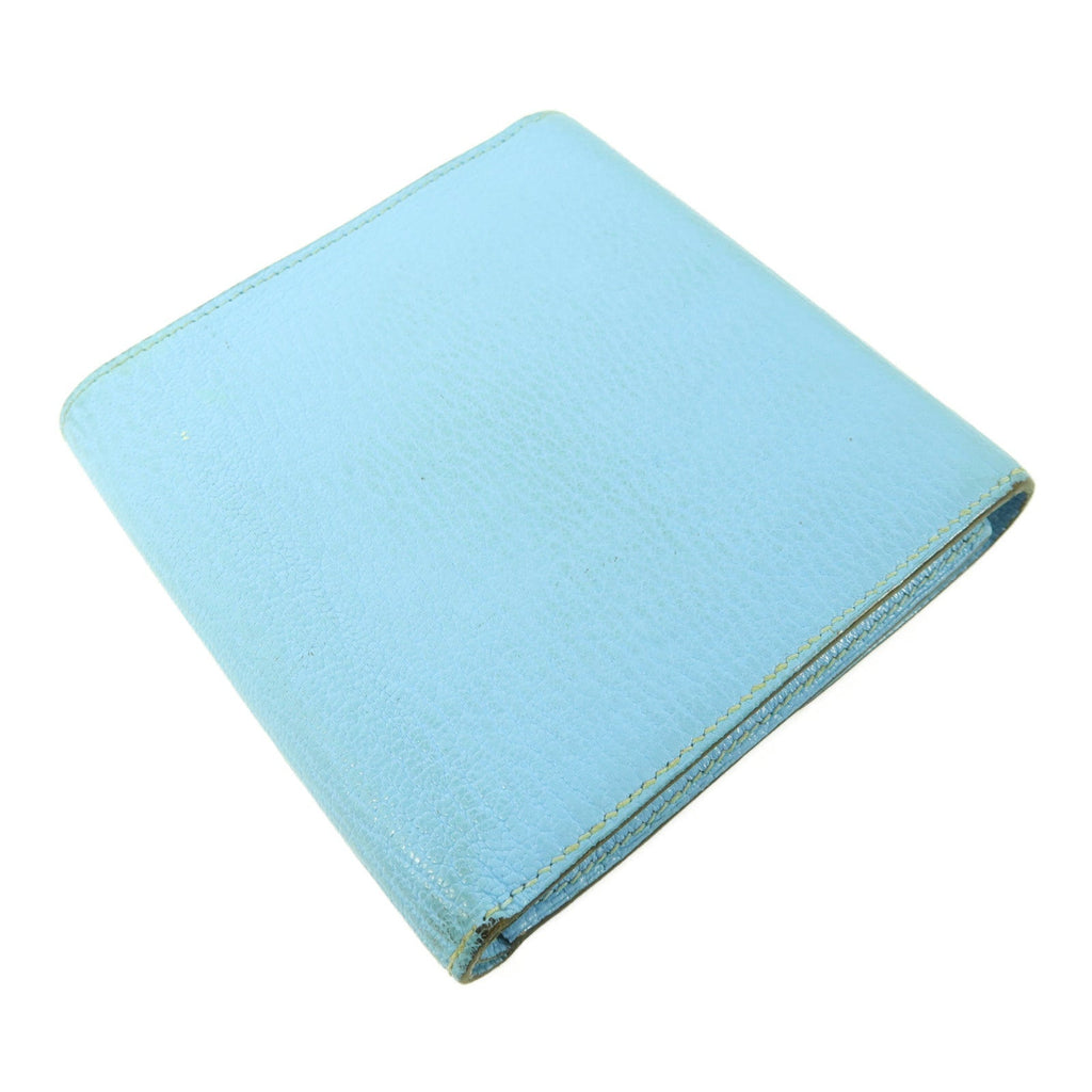 Hermès Clic 12 Wallet · Chèvre Celeste