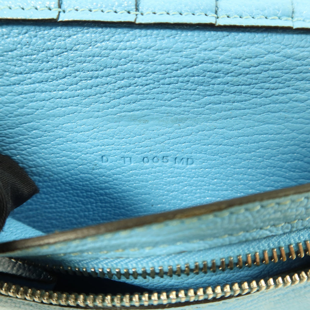 Hermès Clic 12 Wallet · Chèvre Celeste