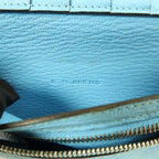 Hermès Clic 12 Wallet · Chèvre Celeste