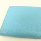 Hermès Clic 12 Wallet · Chèvre Celeste