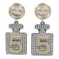 CHANEL CC Earrings · Metal