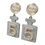 CHANEL CC Earrings · Metal
