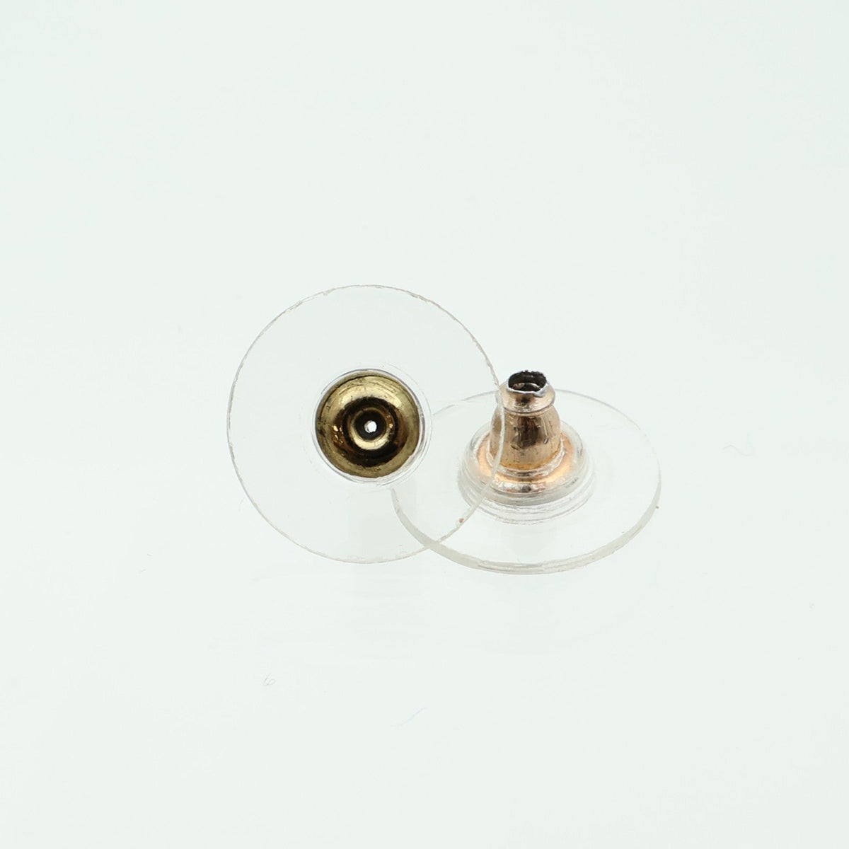 Chanel CC Earrings · Gold Tone