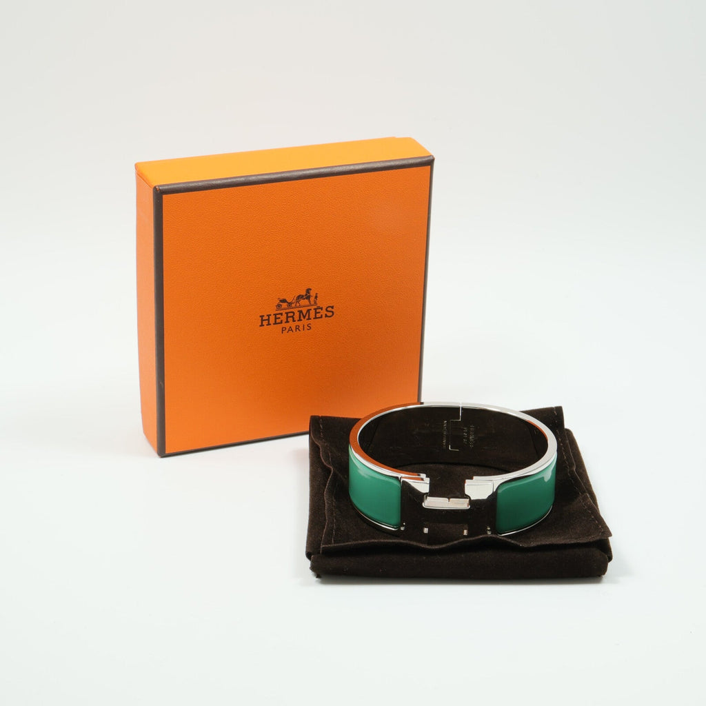 Hermès Clic-Clac H · Vert Menthe Enamel