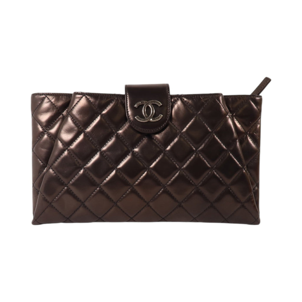 Chanel · Calfskin Envelope Clutch