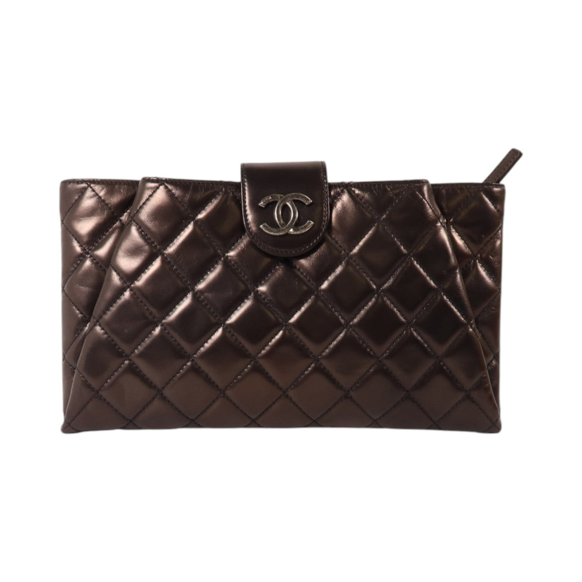 Chanel · Calfskin Envelope Clutch