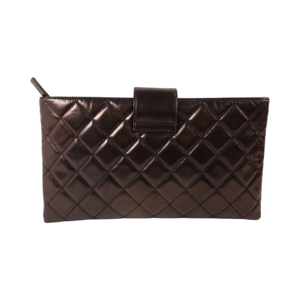 Chanel · Calfskin Envelope Clutch
