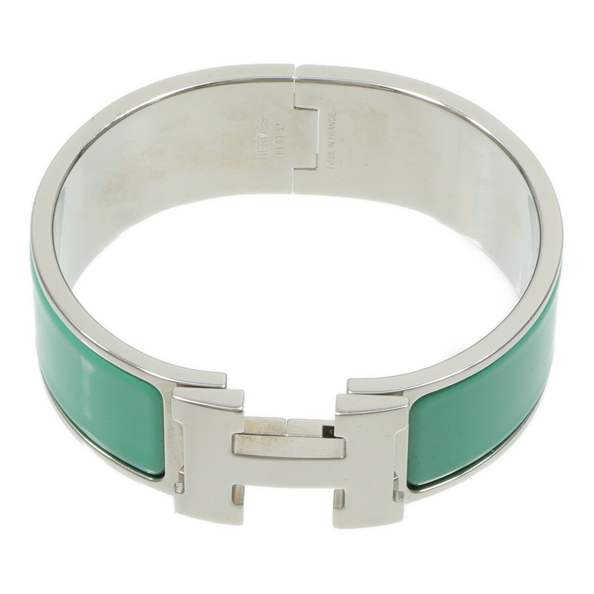 Hermès Clic-Clac H · Vert Menthe Enamel