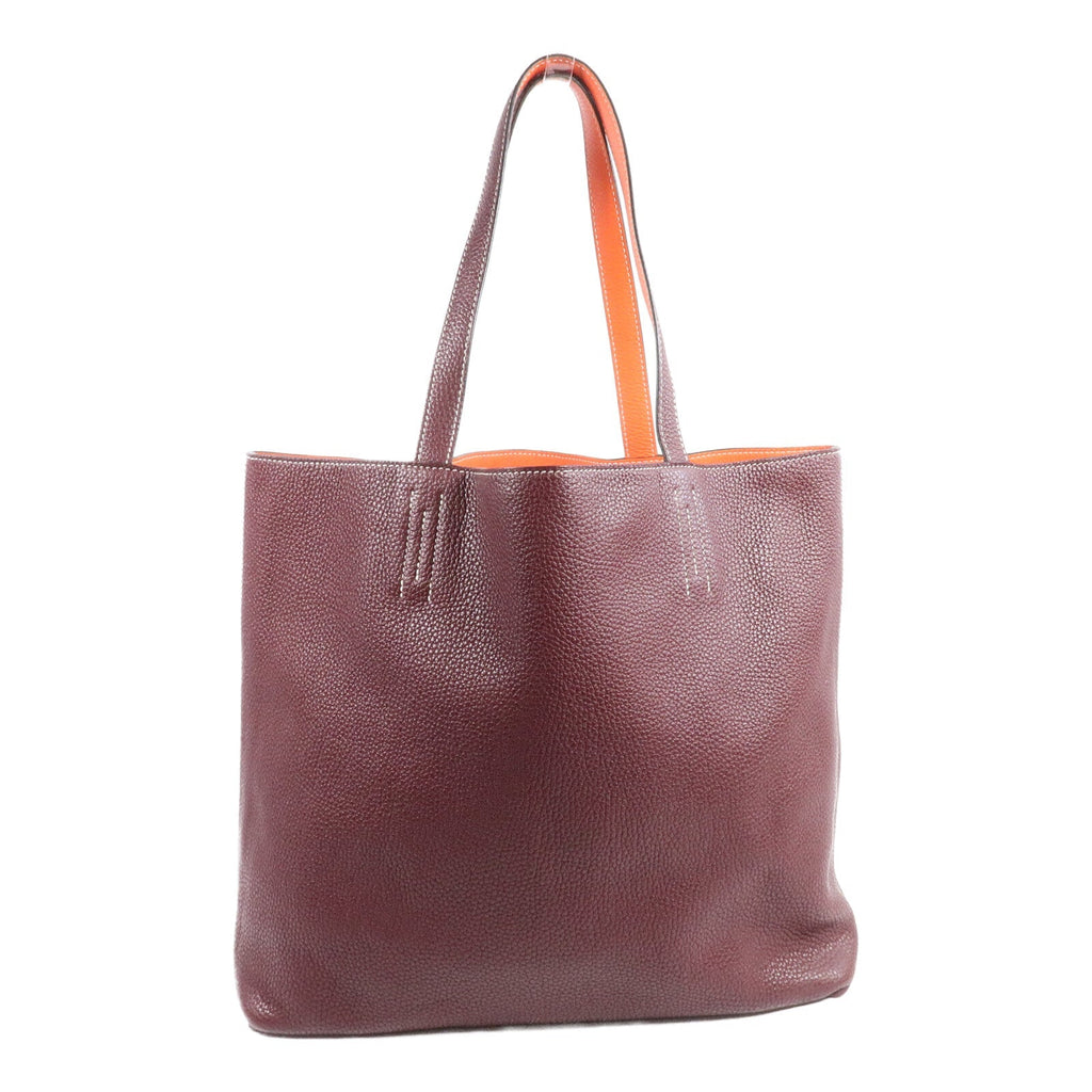 Hermès Double Sens 35 · Clemence · Prunoir/Feu