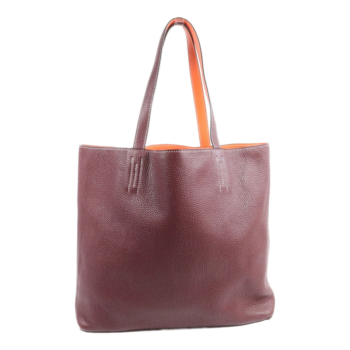 Hermès Double Sens 35 · Clemence · Prunoir/Feu