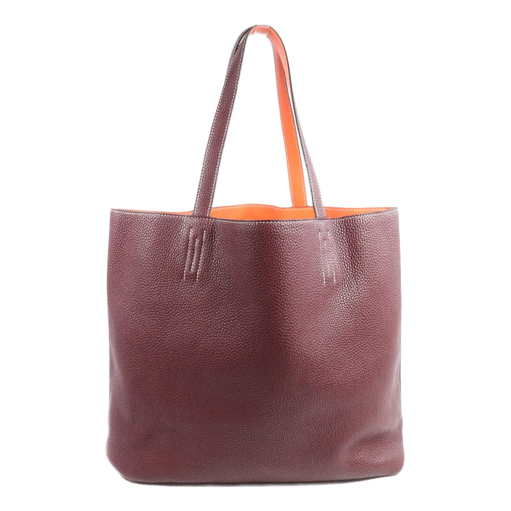 Hermès Double Sens 35 · Clemence · Prunoir/Feu