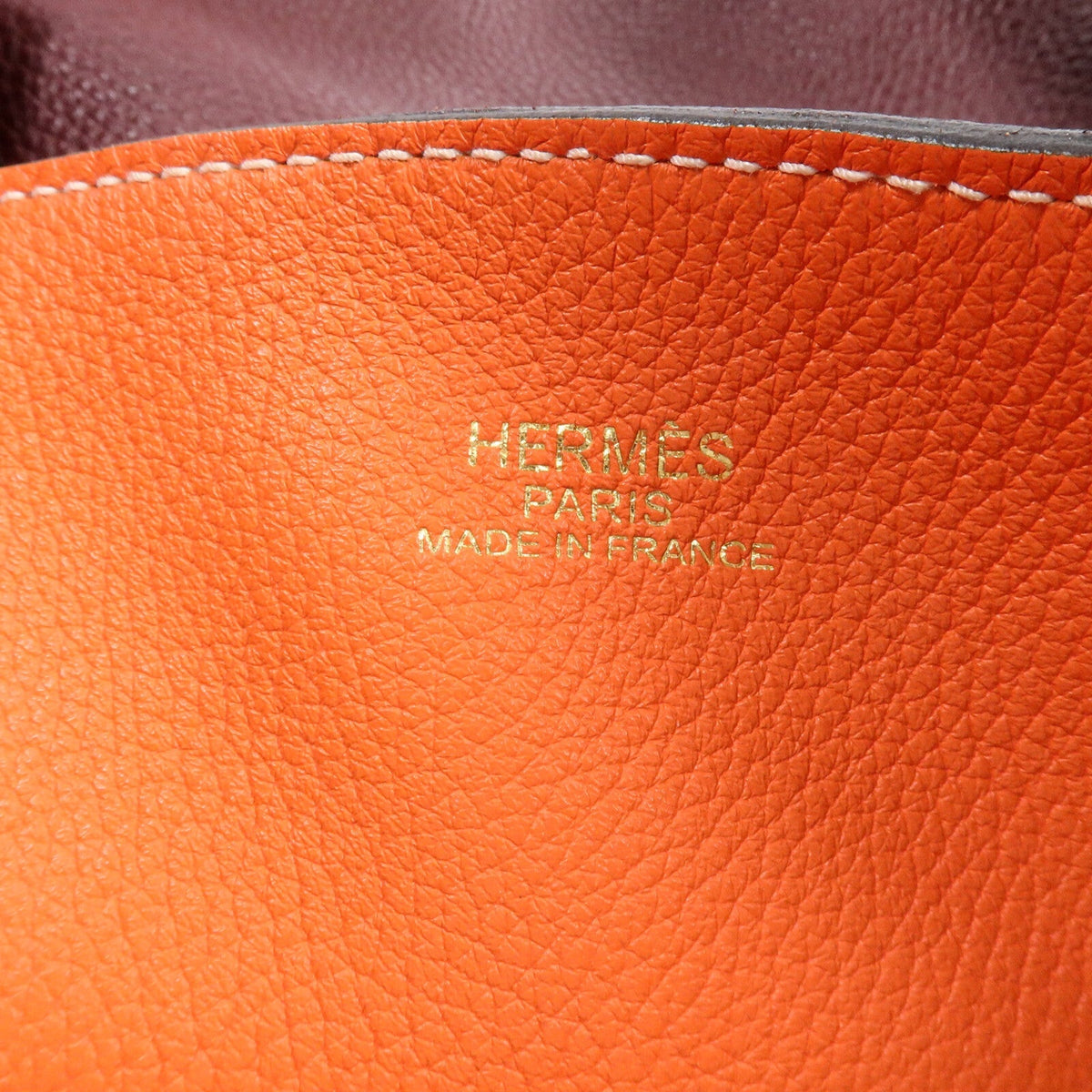 Hermès Double Sens 35 · Clemence · Prunoir/Feu