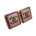 Chanel CC Earrings · Enamel