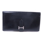 Hermès Bearn Long Wallet · Box Calf