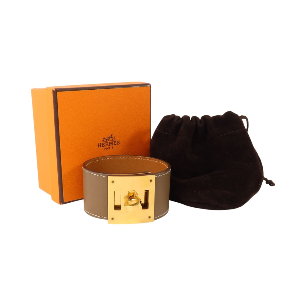 Hermès Kelly Dog · Étoupe Swift Leather