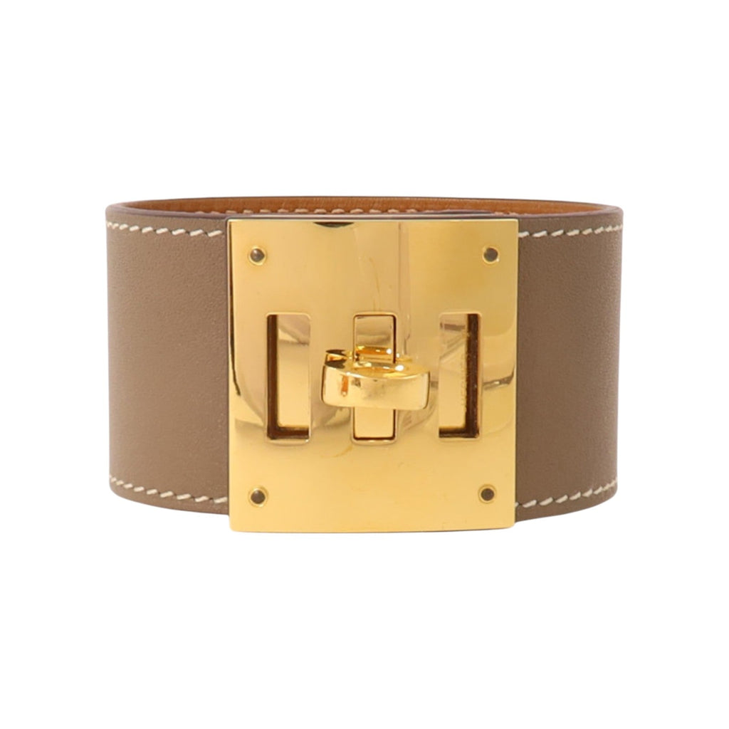 Hermès Kelly Dog · Étoupe Swift Leather