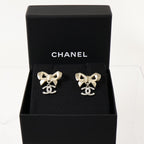 Chanel CC Earrings · Two-Tone Metal