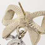 Chanel CC Earrings · Two-Tone Metal