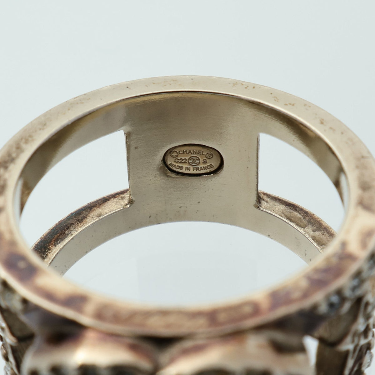 CHANEL CC Ring · Metal