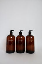 Glass Amber Liquid Pumps