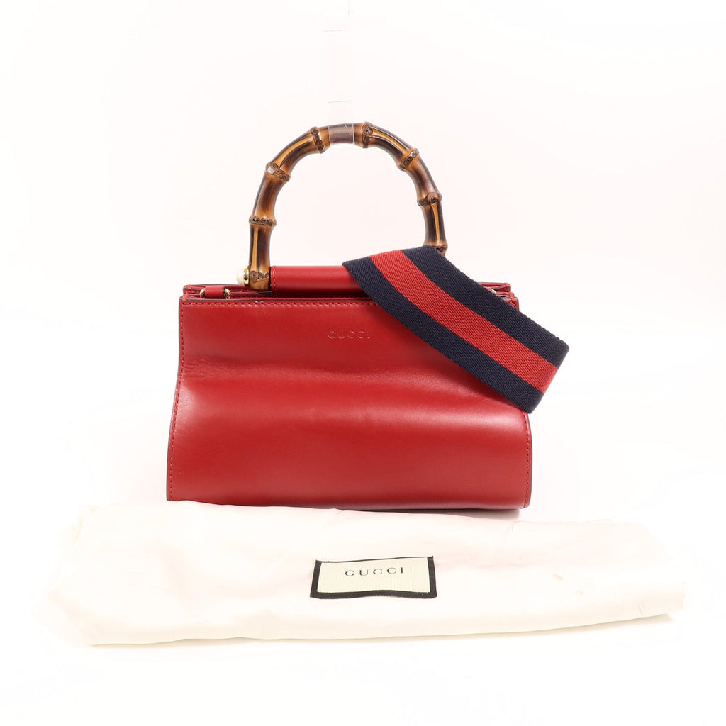 Gucci Bamboo Nymphaea · Calfskin