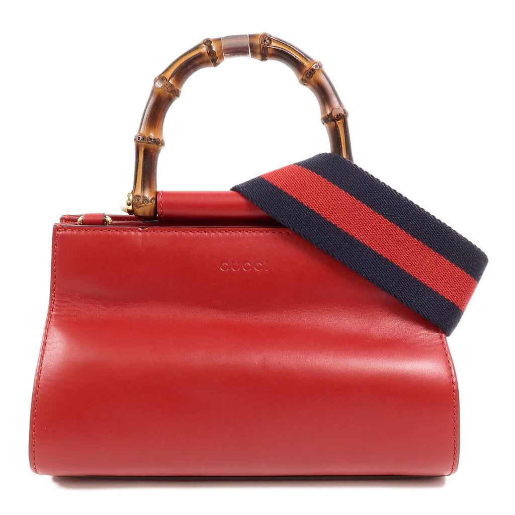 Gucci Bamboo Nymphaea · Calfskin