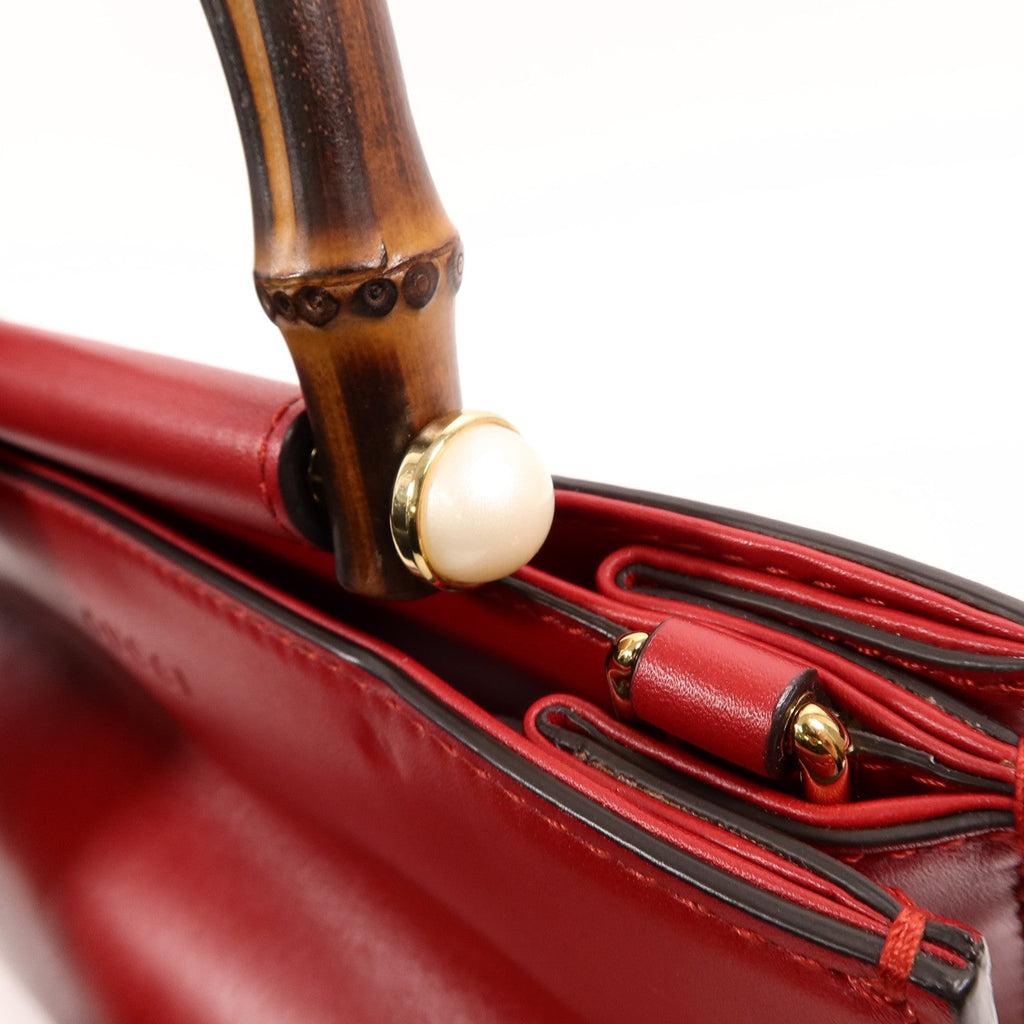Gucci Bamboo Nymphaea · Calfskin