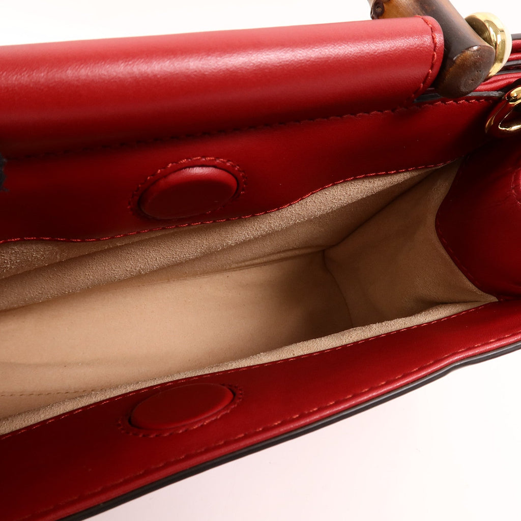 Gucci Bamboo Nymphaea · Calfskin