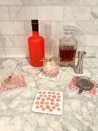Pumpkin Patch Coasters, Set of 4