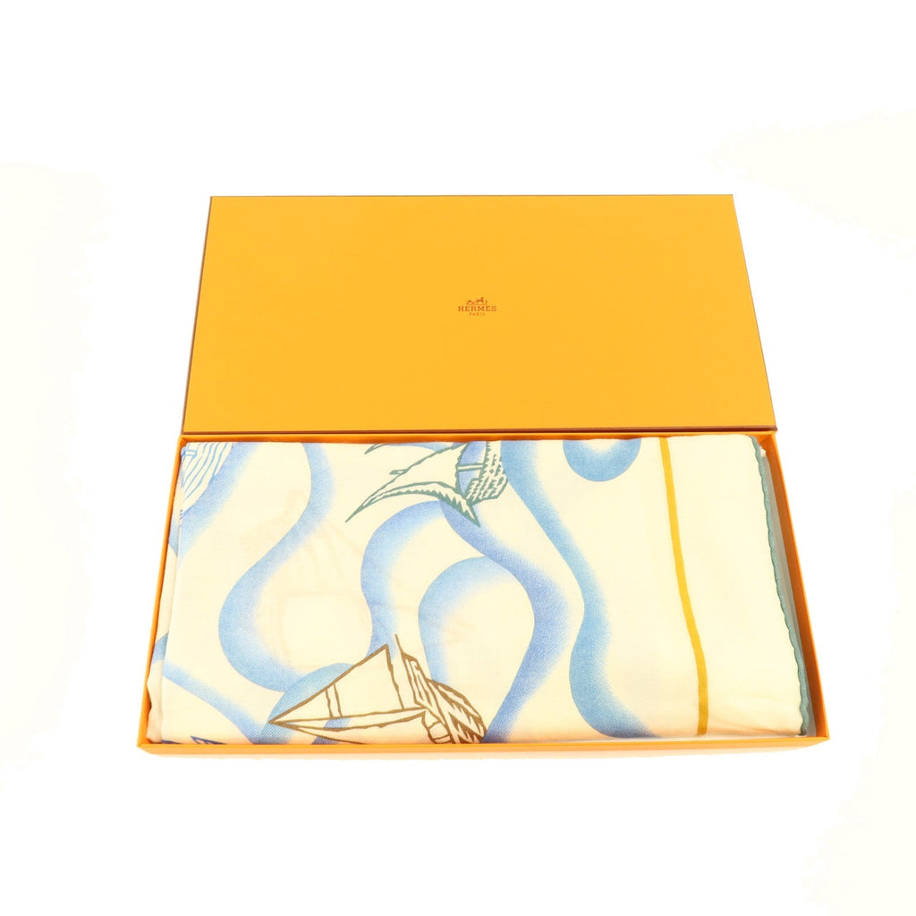 Hermès Cashmere Silk Scarf · 140cm