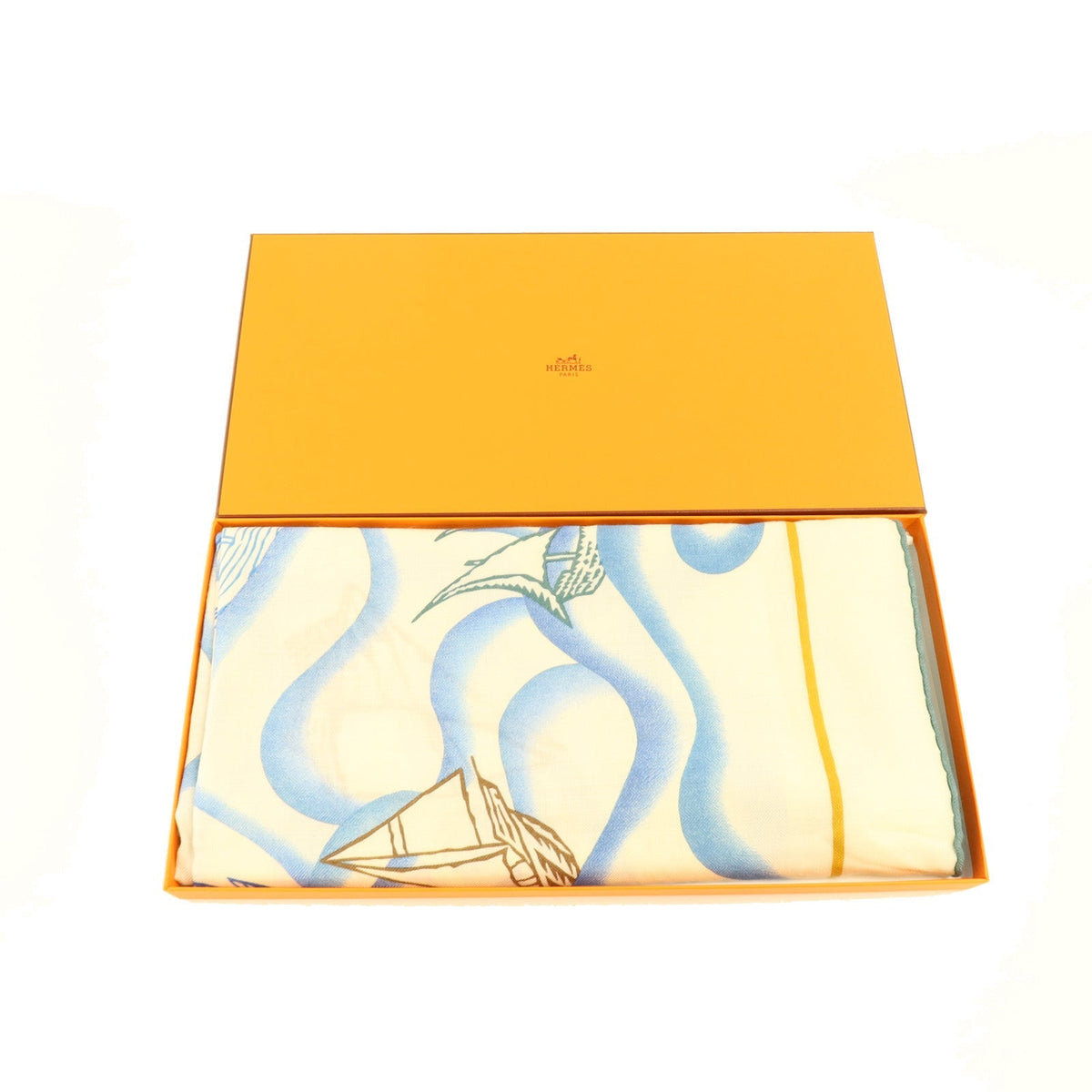 Hermès Cashmere Silk Scarf · 140cm