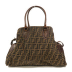 Fendi Chef De Jour · Canvas Shoulder Bag