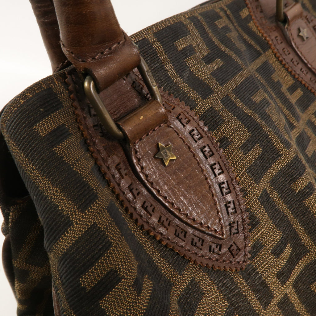 Fendi Chef De Jour · Canvas Shoulder Bag