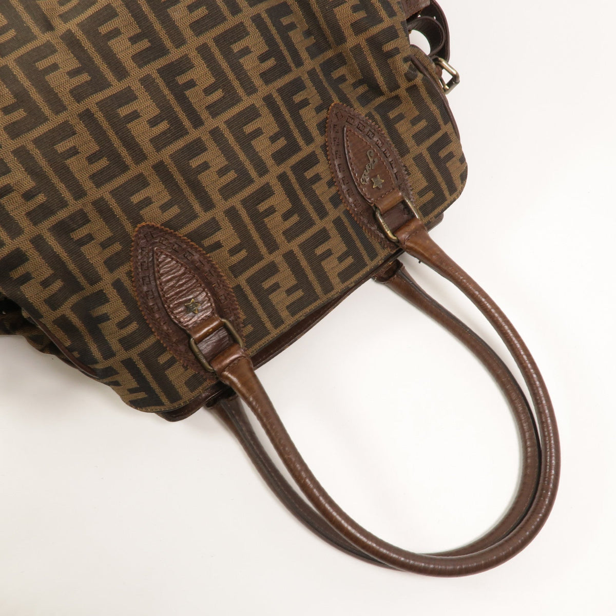 Fendi Chef De Jour · Canvas Shoulder Bag