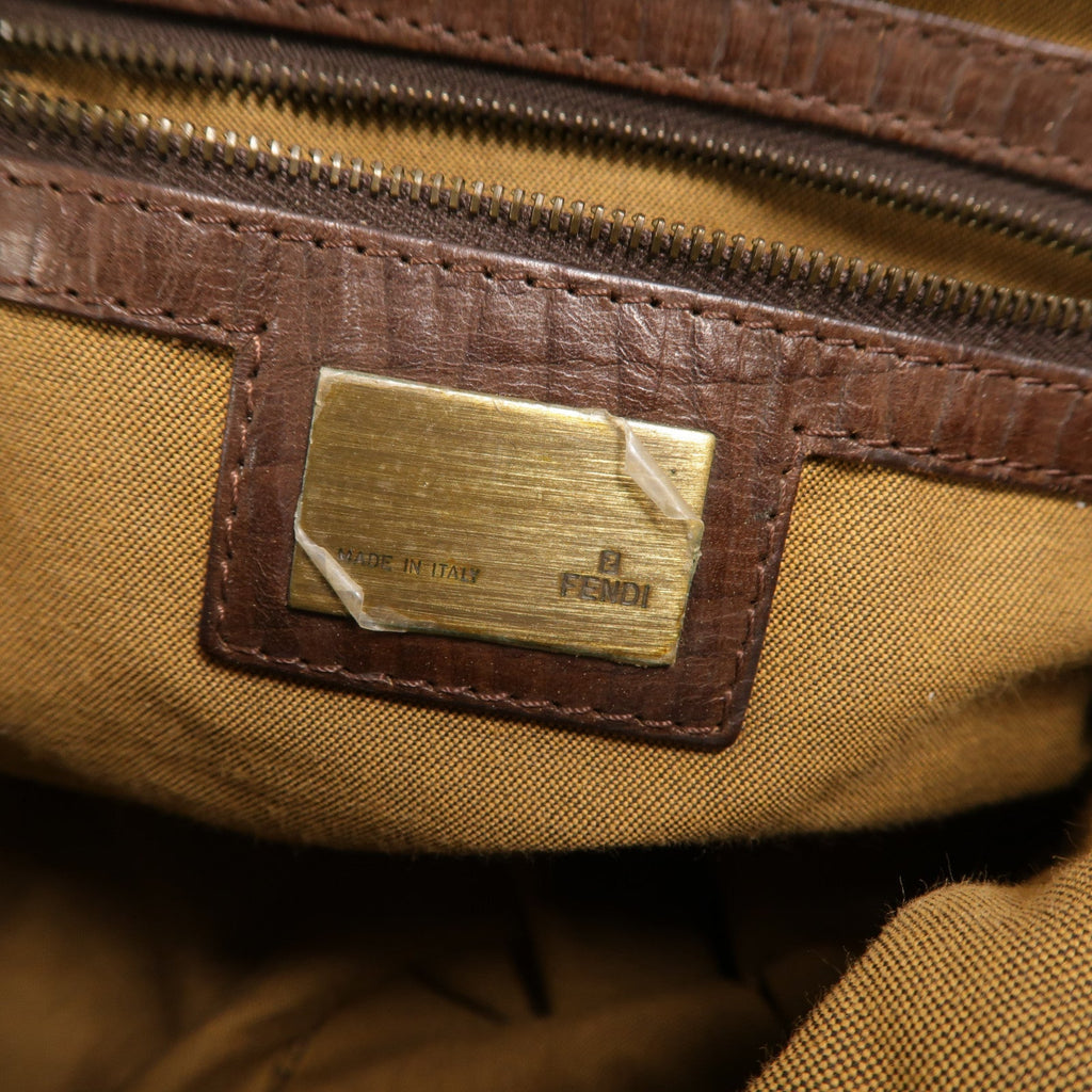 Fendi Chef De Jour · Canvas Shoulder Bag