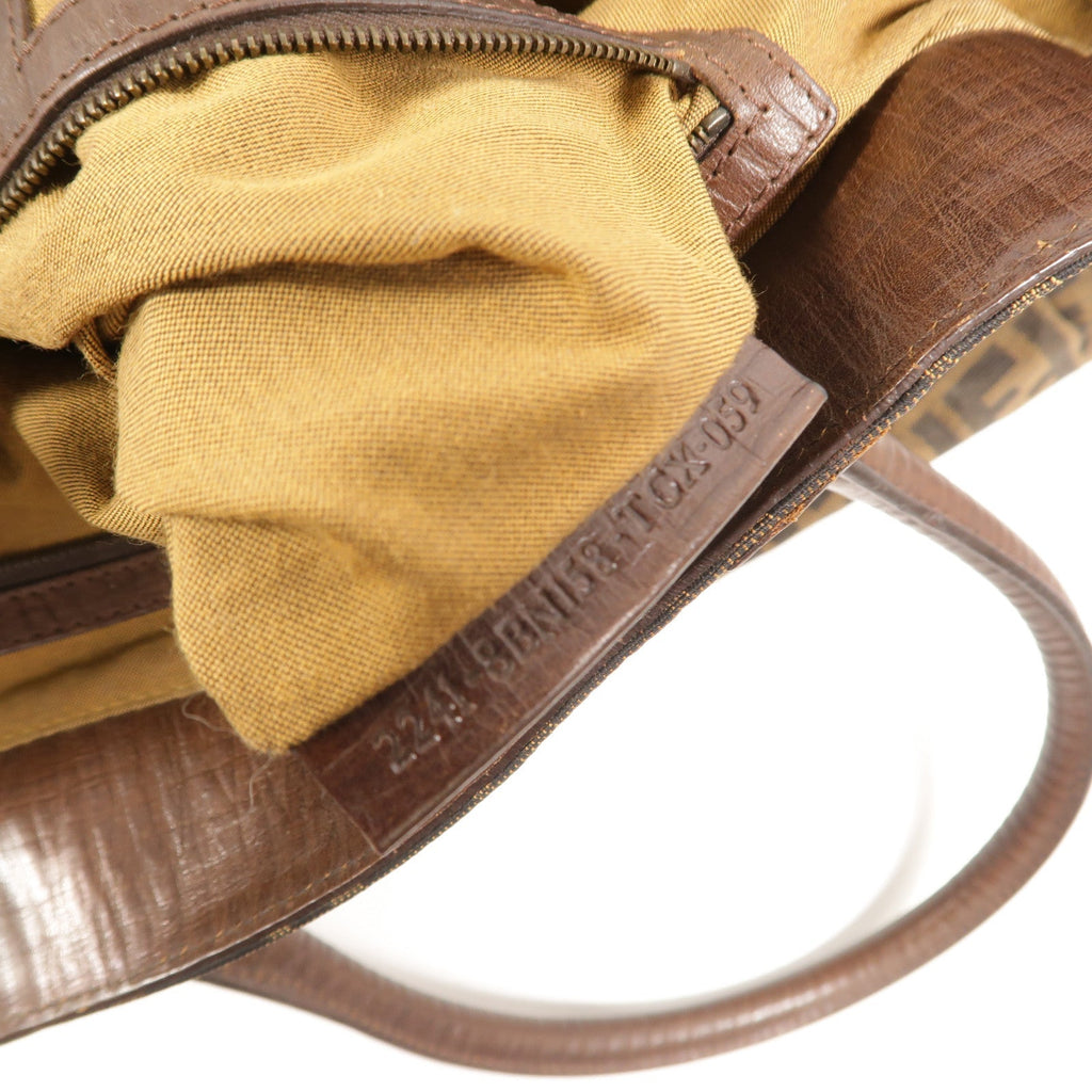 Fendi Chef De Jour · Canvas Shoulder Bag