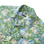 Men's Hawaiian Shirt Fantasy Garden Print Cotton Button-down Short Sleeve Aloha Shirt