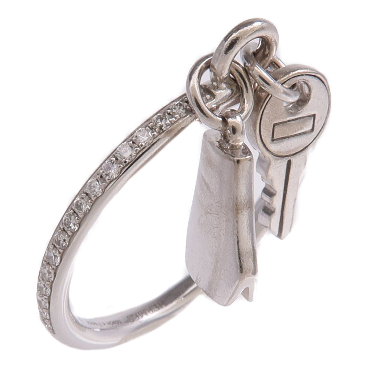 Hermès Kelly Clochette Ring · 18K White Gold