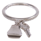 Hermès Kelly Clochette Ring · 18K White Gold
