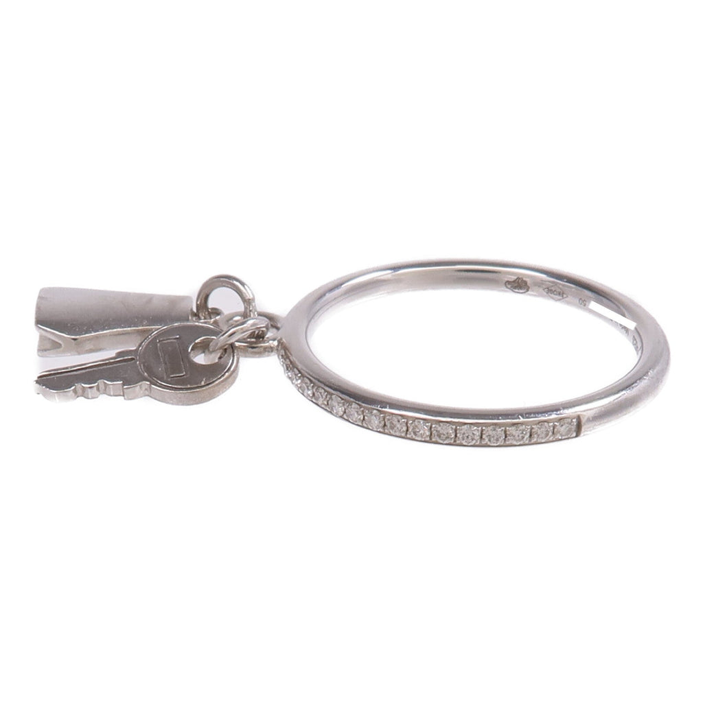 Hermès Kelly Clochette Ring · 18K White Gold