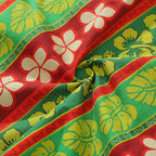 Hawaiian Shirt For Men Vertical Garden Shirt Camp Collar 100% Cotton