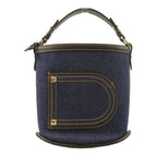 Delvaux Pin Mini · Denim Bucket Bag